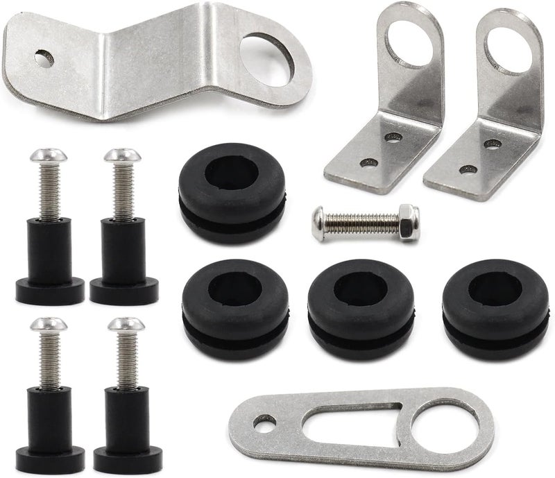 WnSEu Bolt-on Radiator Bracket Kit for Honda Civic and Integra - Image 2