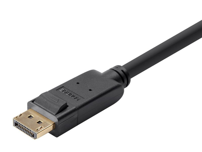 Monoprice DisplayPort 1.2a to HDTV Cable - 6 Feet | Supports Up to 4K Resolution And 3D Video - Select Series, 6ft, Black - Image 3