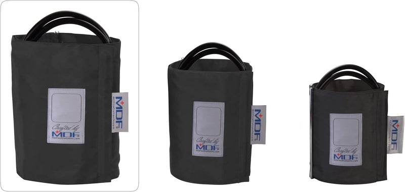 MDF Instruments MDF LatexFree Thigh Replacement Blood Pressure Monitor Cuff DRing Double Tube MDF2090470D Black NoirNoir