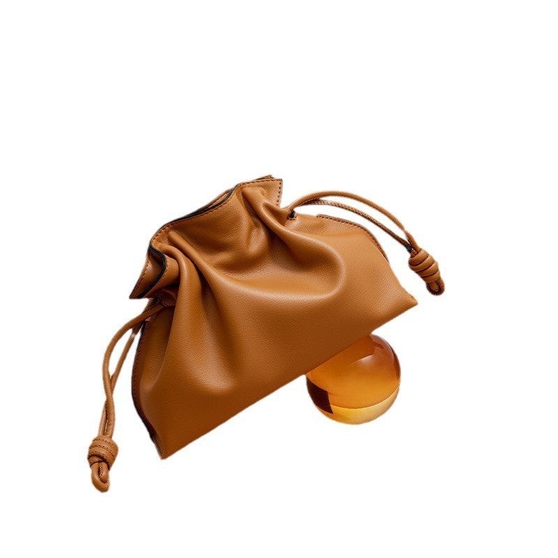 Genuine Leather Women'S Bag, Fashionable Bag, Simple Bucket Bag, Versatile Shoulder Bag, Crossbody Bag, Women'S High-End Bag - Image 2