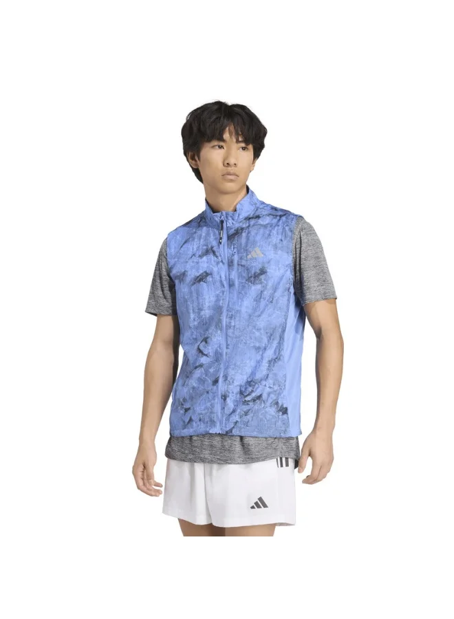 Adidas Adidas Otr Sd Vest M M Blue Running Jackets For Men