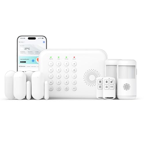 PGST Home Alarm System Alarm System for Home Security Wireless WiFi Remote Control App Alert Door Window Sensor Security System Motion Detection No Monthly Fee - Image 1