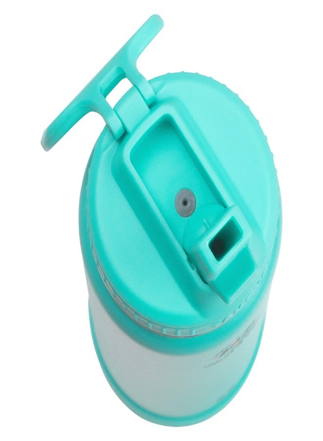 Takeya Actives Water Bottle with Straw Lid - Durable & Easy-Care Water Bottle with Stainless Steel Insulation - BPA-Free Lid with Carry Handle & Straw - Dishwasher-Safe - 18 oz, Teal - Image 4