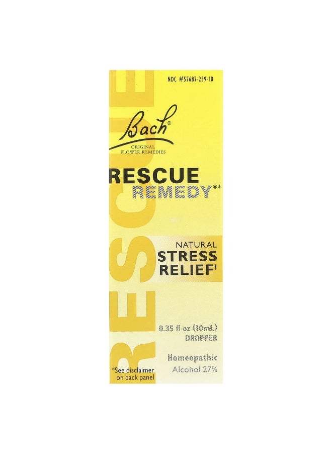 Bach, Original Flower Remedies, Rescue Remedy®, Natural Stress Relief, 0.35 fl oz (10 ml) (Packaging may vary) - Image 2