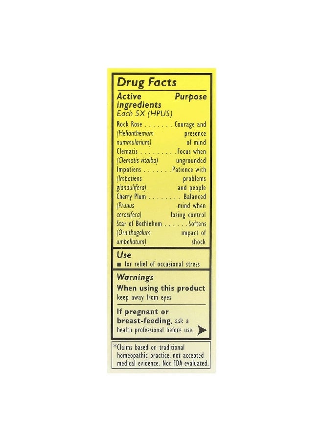 Bach, Original Flower Remedies, Rescue Remedy®, Natural Stress Relief, 0.35 fl oz (10 ml) (Packaging may vary) - Image 3