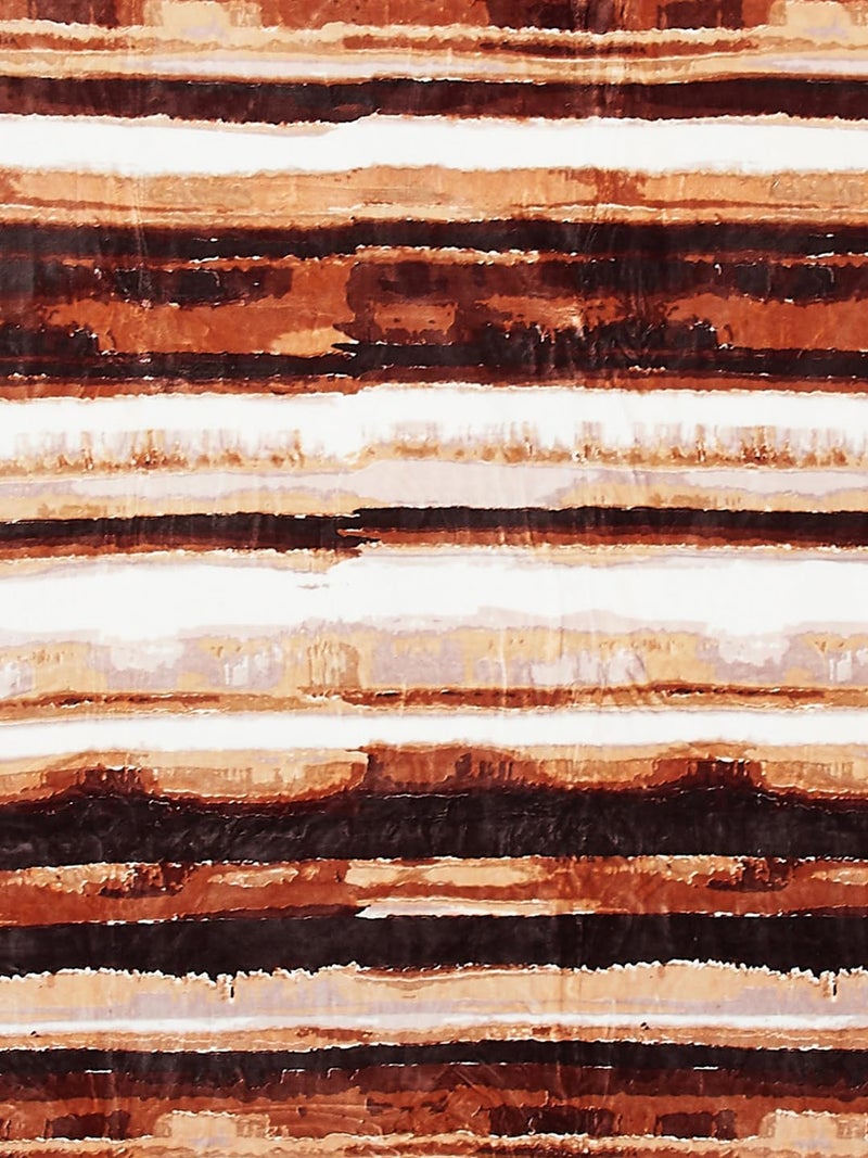Monte Carlo Brown Printed Single Bed 290 GSM Ac Blanket (Width 160 CM, Length 220 CM) - 3 - Image 5