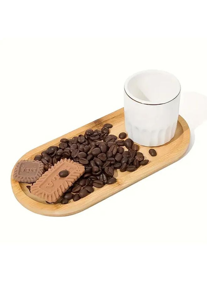 Bamboo Vanity Tray Wooden Jewelry Storage Rack Bathroom Countertop Organizer 1pc - Image 4