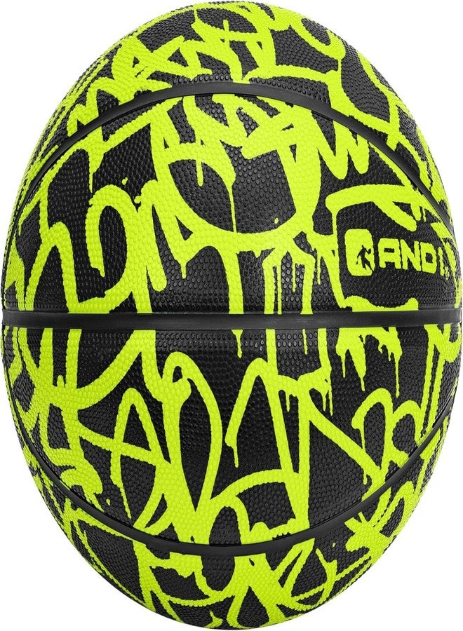 AND1 Fantom Graffiti Basketball: Official Regulation Size 7 (29.5 inches) - Deep Channel Construction Streetball, Made for Indoor Outdoor Games - Image 1