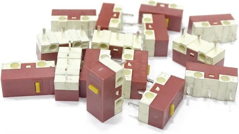 2/10pcs/ Mouse Yellow Dot Mute Button 30 Million Clicks Mouse Maintenance Mouse Microswitch - Image 5
