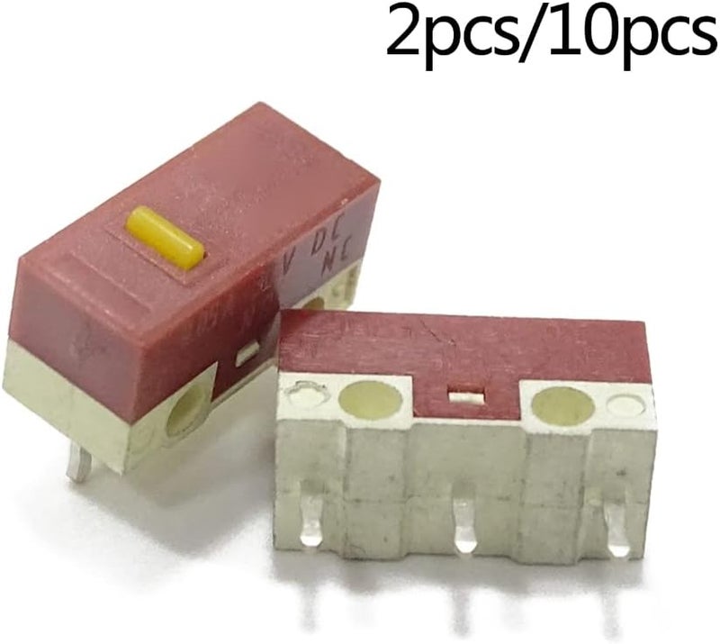 2/10pcs/ Mouse Yellow Dot Mute Button 30 Million Clicks Mouse Maintenance Mouse Microswitch - Image 3