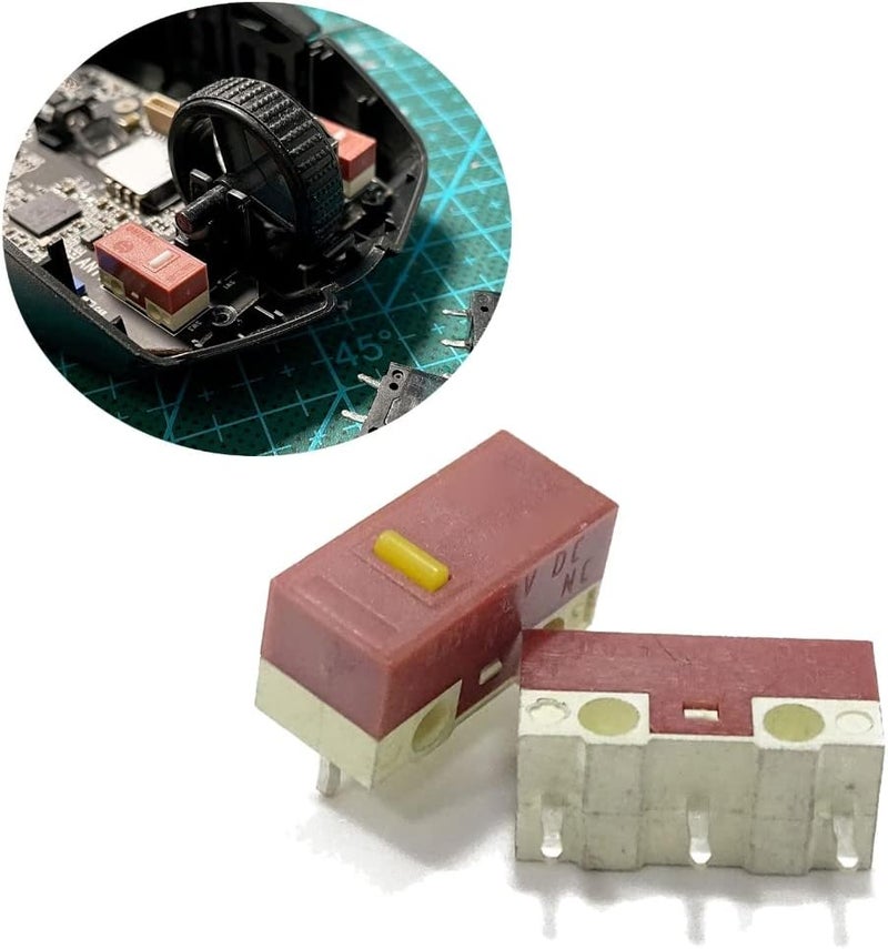 2/10pcs/ Mouse Yellow Dot Mute Button 30 Million Clicks Mouse Maintenance Mouse Microswitch - Image 2