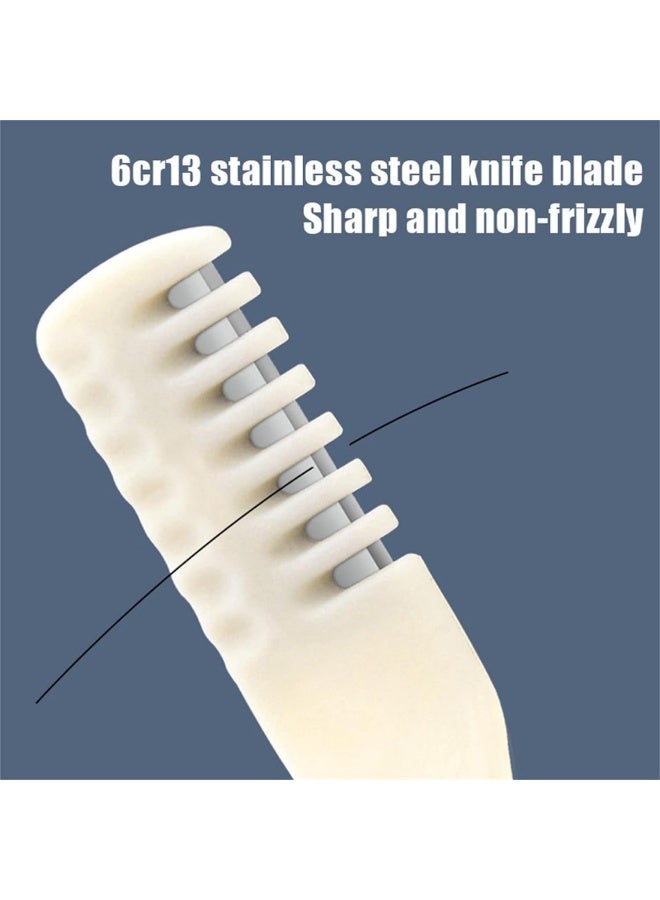 أداة تشذيب شعر الأنف ومنظف الأذن 2 في 1 - ماكينة يدوية من الفولاذ المقاوم للصدأ بدوران 360 درجة - قص آمن وبدون ألم مع أسنان حماية - قابلة للغسل بالكامل ومثالية للسفر (بدون بطاريات). - Image 4