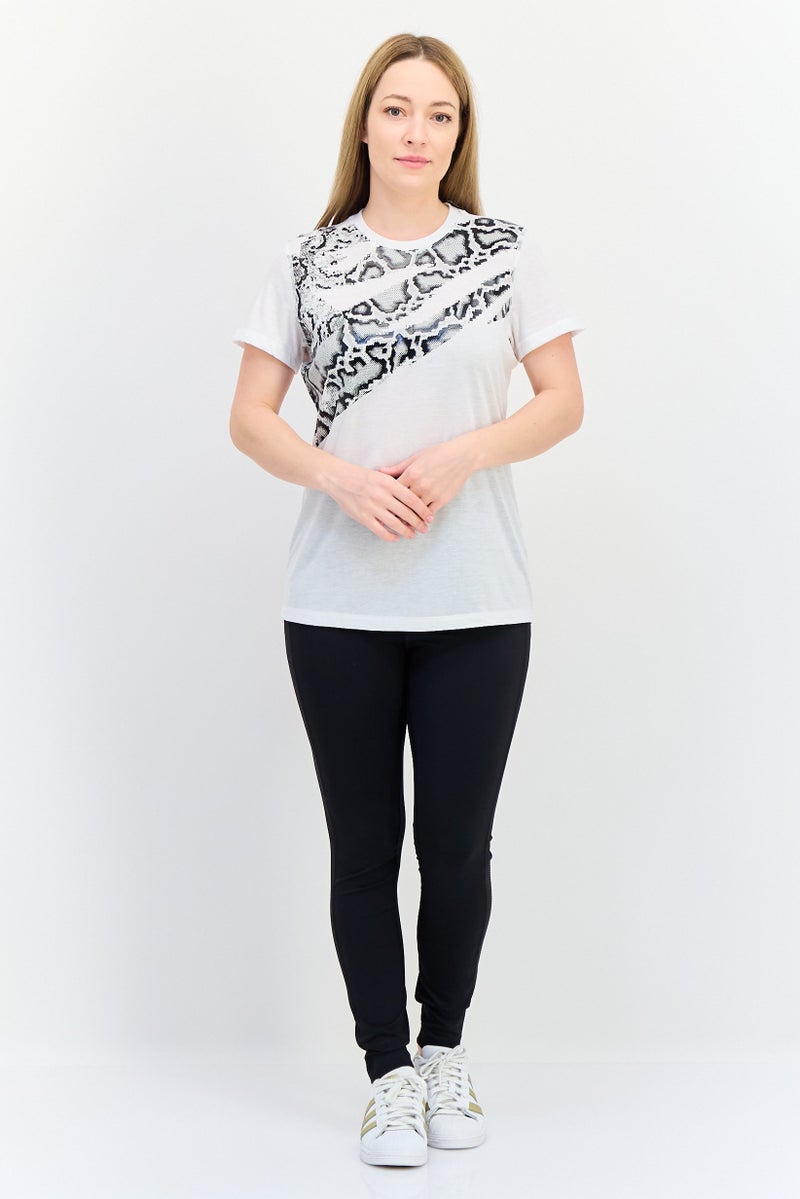 PUMA Women Regular Fit Short Sleeve Training T-Shirt, Multicolor - Image 3