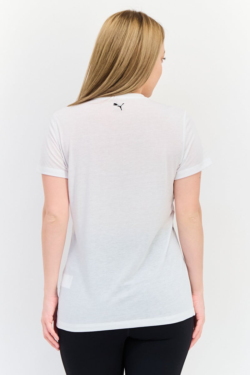 PUMA Women Regular Fit Short Sleeve Training T-Shirt, Multicolor - Image 4