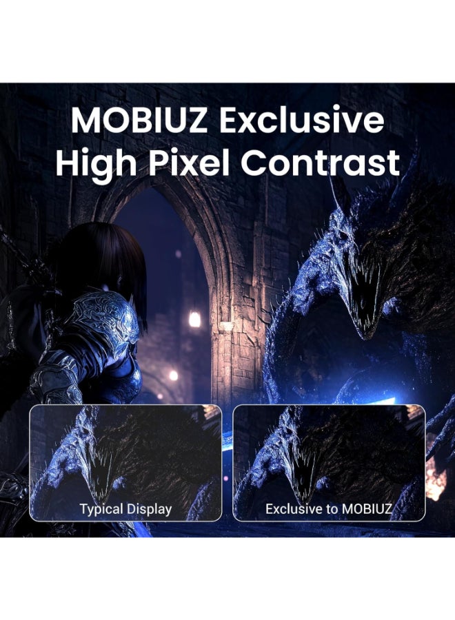 BenQ 27 inch MOBIUZ Gaming Monitor, 3rd Gen QD-OLED, 500Hz, 0.03ms, HDMI2.1, USB-C, VESA Display HDR True Black 500, MOBIUZ Color Tuning, eARC, EX271QZ 3-Year OLED Warranty White - Image 5