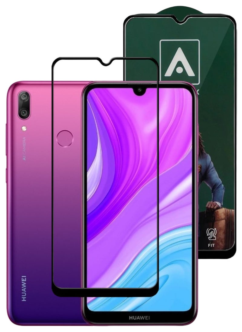 ACLIX Antistatic ESD Dustproof Premium Quality High Definition Tempered Glass Screen Protector Designed For Huawei Y7 (2019) - Image 1