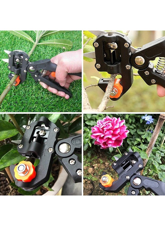 Arabest - Grafting Tool Kit, Pruning Shears Kit, Professional Garden Trees Grafting Cutting Tools, 2-in-1 Garden Grafting Tool Pruner Kit Including Grafting Tapes, Grafting Knife and 3 Replacement Blades - Image 1