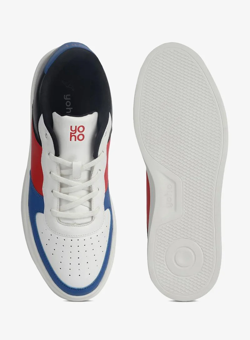 Yoho Multi Men Color Block Lace Up Sneakers for Men | Best Price UAE