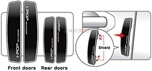 DETACHI Car Door Guard - Universal Transparent Handle Edge Protector, Anti Scratch & Sticker Combo - Image 4
