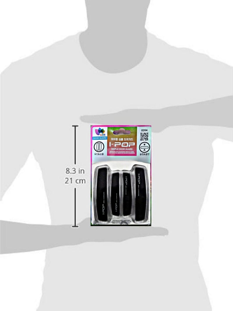 DETACHI Car Door Guard - Universal Transparent Handle Edge Protector, Anti Scratch & Sticker Combo - Image 3