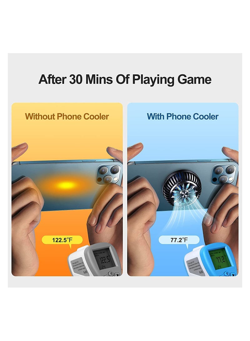Magnetic Phone Cooler Semiconductor Refrigeration Phone Cooling Fan Portable Suitable for All Types of Mobile Phones Above 4.5 Inches - Image 2