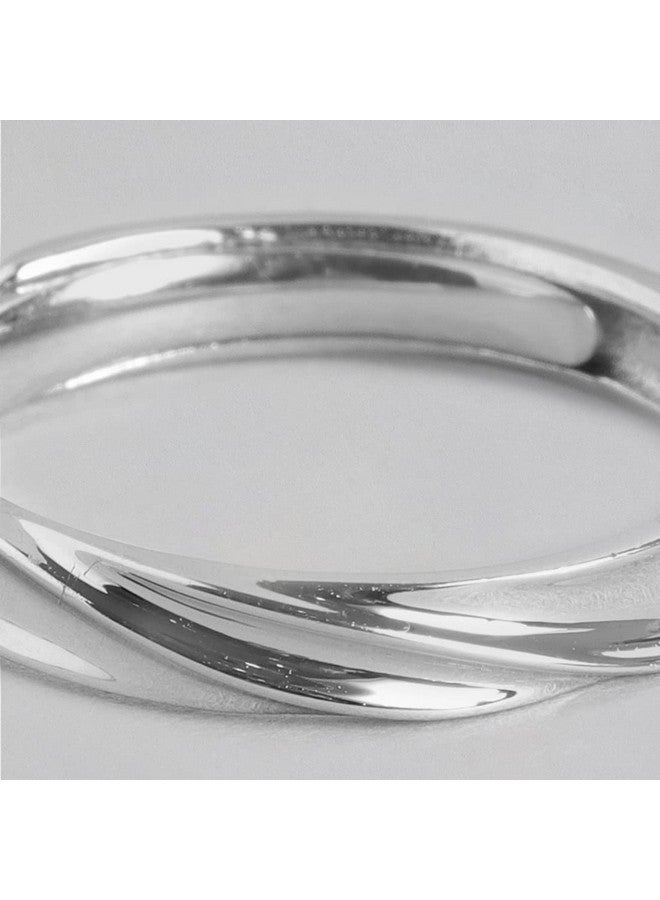 Zavya ZAVYA 925 Sterling Silver Designer Rhodium Plated Adjustable Ring for Men| Gift for Men and Boys | With Certificate of Authenticity and 925 Hallmark  - Image 5