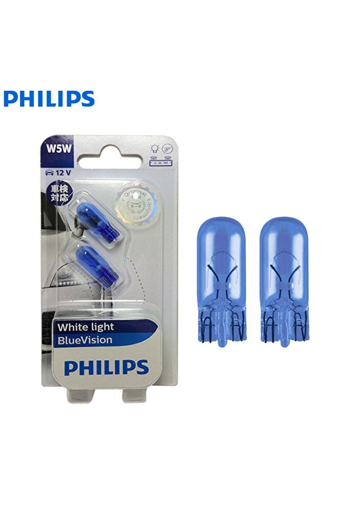Philips 4000K WhiteVision W5W T10 12V 5W 4000K White Original Car Interior Light Read Door License P - Image 1