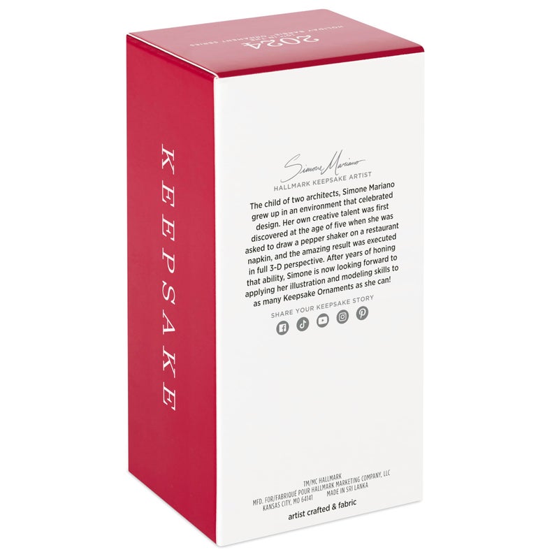 Hallmark Keepsake هولمارك تذكار عيد الميلاد زخرفة 2024 2024 عطلة باربي هدايا لها - Image 4