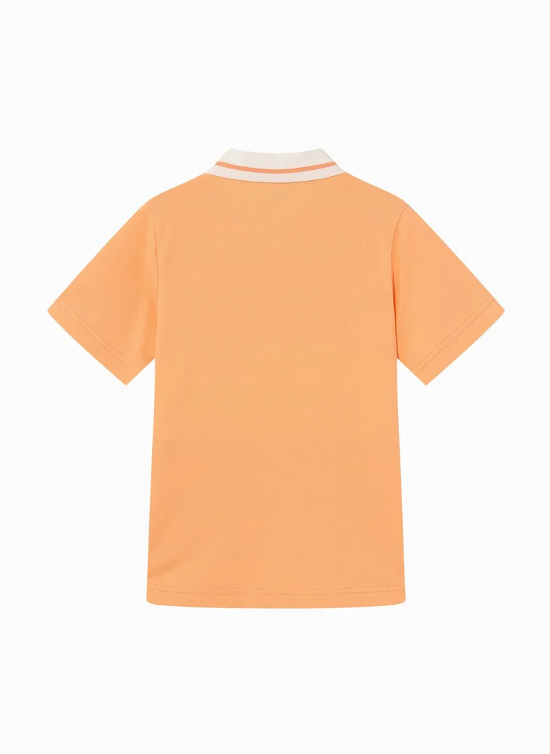 Balabala Kids Boy Lapel short-sleeved T-shirt