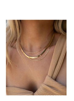 BUTTERFLY Women's chain, 18k gold plated, size 45 cm.  - Image 2