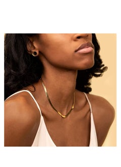 BUTTERFLY Women's chain, 18k gold plated, size 45 cm.  - Image 3