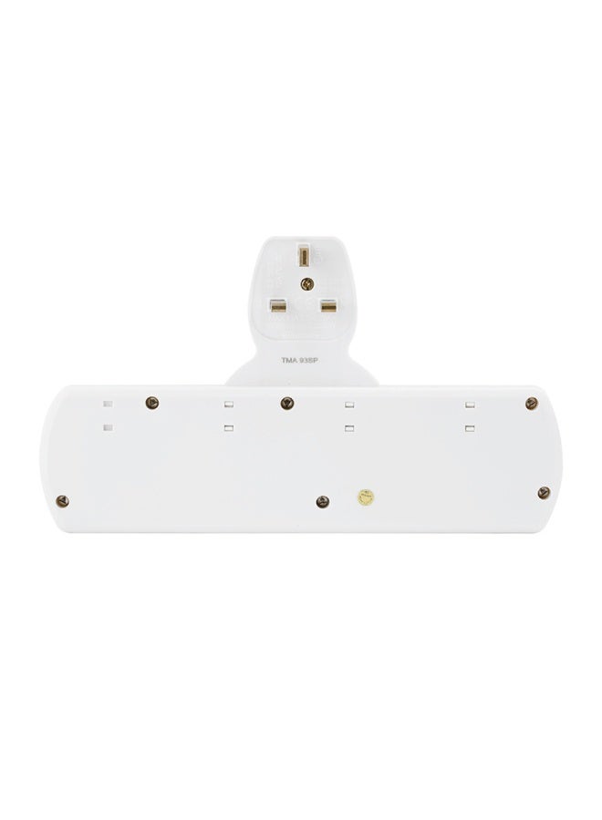Terminator Terminator 3-Way Universal T-Socket Multi-Adapter with Surge Protection, Wall Plug Extender for Electronics & Appliances - Image 2