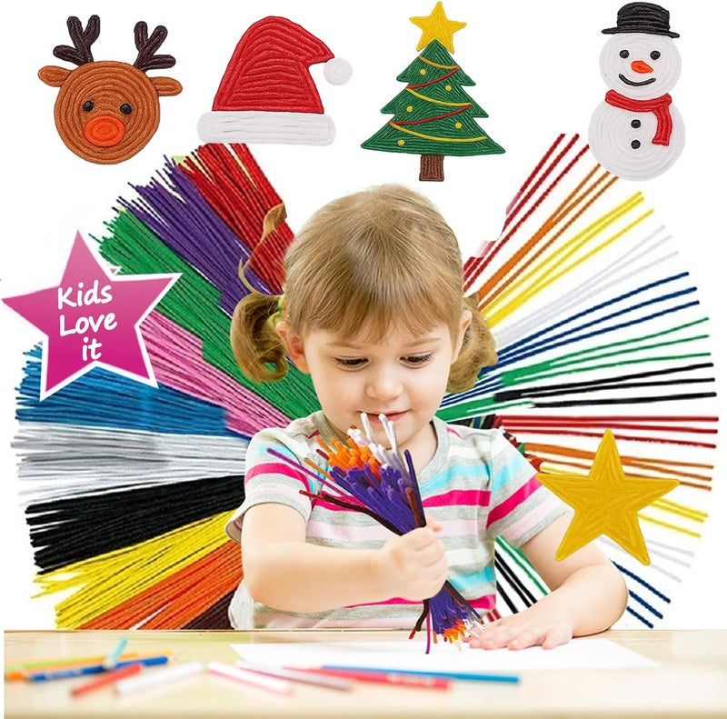 Bofoho 500PCS Wax Yarn Sticks for Kids – Mess-Free Sensory Toy for Travel, Road Trips, Airplane & Restaurant Activities, DIY Arts & Crafts, Non-Toxic, Easy Storage, 13 Colors - Image 1