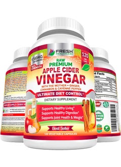 FRESH HEALTHCARE Premium Apple Cider Vinegar Pills Max 1740mg - 120 Vegan Capsules - pzsku/ZA64604F2F770E9726CCCZ/45/_/1741000288/ca1e11cf-e8cf-46e9-85d0-c3386c59e04a