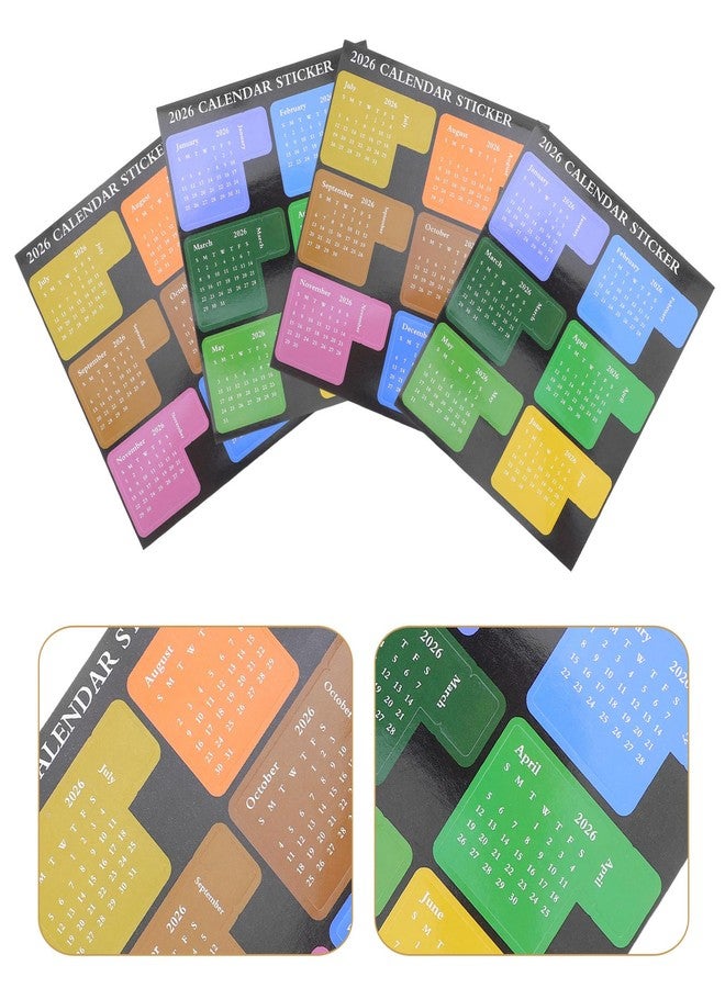 DIYEAH Colorful Monthly Planner Tabs Stickers - 8-pack Reusable Calendar Index Labels for Journals, Diy Organization, Bullet Journaling & Agenda Markers (january to December) - Image 5