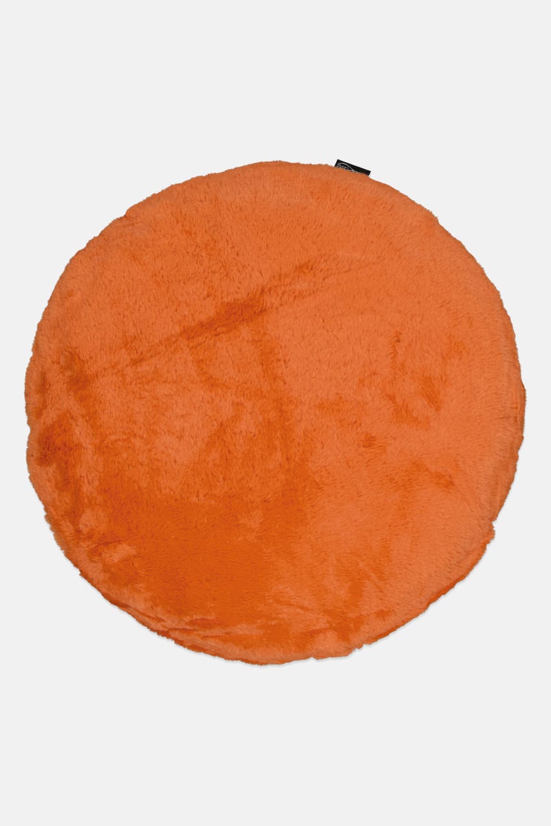Unique Living Decorative Softshell Round Shaped Cushion 40 cm, Rust - Image 1