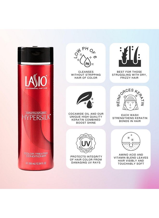 Lasio Keratin-Infused Hypersilk Color-Treated Conditioner 12.34Oz - Image 2