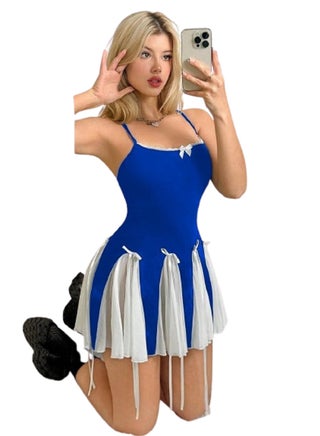 Women's Short Babydoll Adorned with Tulle at the Bottom and Bows - pzsku/ZA646542DF43640157F86Z/45/_/1740399942/49d7e841-c90a-4c60-95a7-d20e2f9325c0