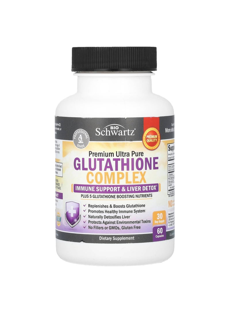 Premium Ultra Pure, Glutathione Complex, 60 Capsules