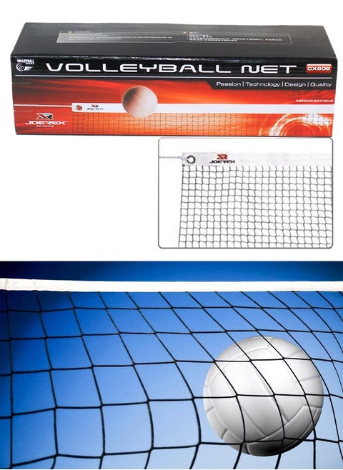 Volleyball Net Official Size Volleyball Net (9.5 X 1 m - Without Poles), Durable and Weatherproof Volleyball Net For Indoor, Outdoor, Pool, Playground, Lawn, Parks, Beach Volleyball Net, Badminton Net
