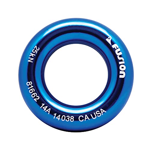 Fusion Climb Small 2-Inch Blue Aluminum O-Ring - Blue - Image 1