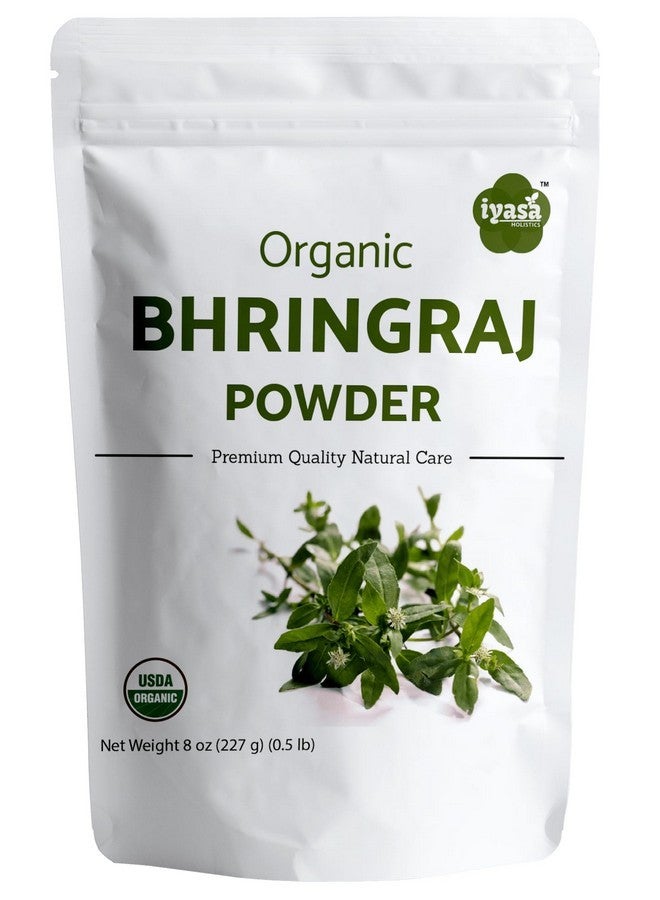 إياسا هوليستسكس مسحوق بهرينجراج العضوي (إكليبتا ألبا)، بهرينجراج، العناية بالشعر العشبي الطبيعي، مكونات زيت الشعر بنفسك، جودة ممتازة 227 جم (8 أونصة) (0.5 رطل) - Image 1