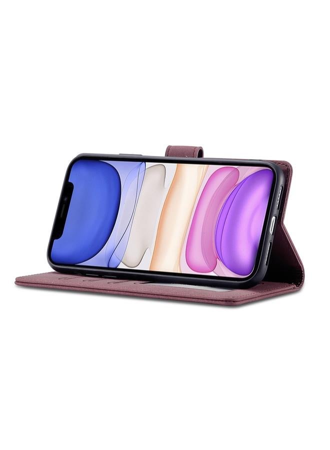 erorex Frosted Anti-theft Brush Horizontal Flip Leather Case with Holder & Card Slots & Wallet For iPhone 11 - Image 4