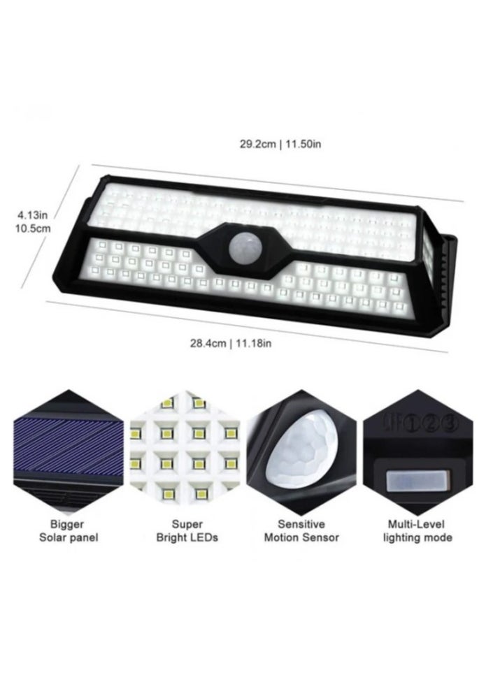 SOLAR WATT 118W Solar Powered Outdoor Wall Lights Waterproof Dustproof  - Image 3