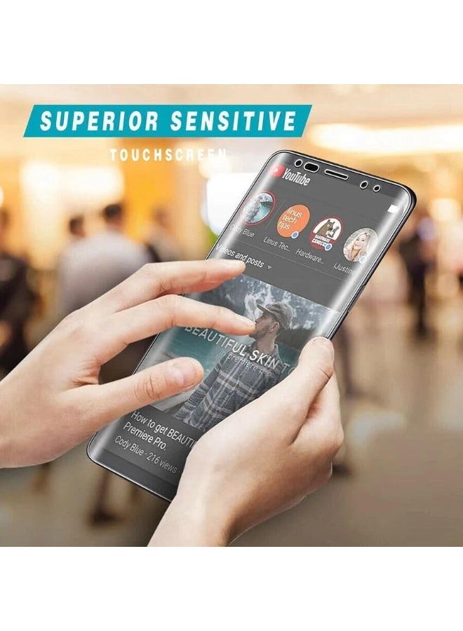 Muzz درع غير لامع شفاف لحماية شاشة آيفون 15 برو ماكس، فيلم سيراميك غير لامع، 3D أوليفوبك، مقاوم للكسر، مضاد للانعكاس، 1 عبوة HD (آيفون 15 برو ماكس) - Image 3