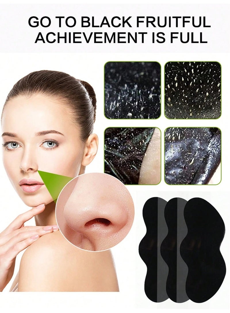 Blackhead Removal Nose Strips With Natural Bamboo Charcoal – Deep Pore Cleansing & Clear Skin – 100 Pieces Pack - Image 3