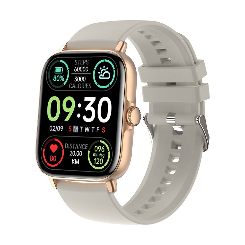 T12 Bluetooth-Call Smartwatch Men Women 1.81inch Full Touch Screen Blood Pressure Sports Fitness Waterproof Smart watch - Image 1
