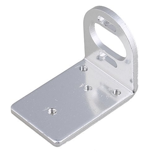 BQLZR RC Motor Base Metal Motor Mounting Holder Seat Base Silver Aluminum Alloy A580051 L Shape 380 390 Motor Adjustable Bracket Seat Holder for A959 A969 A979 k929 RC1:18 Model Car - Image 3