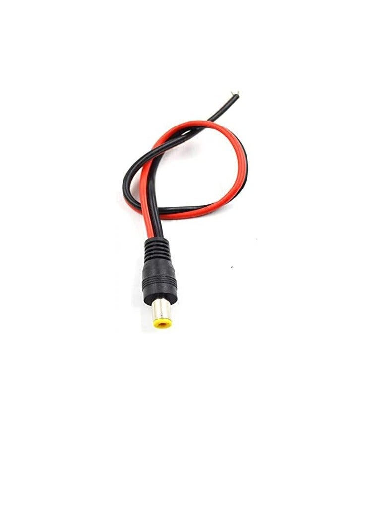 DC Power Male Connector for CCTV Camera Power - 26 CM - Image 1