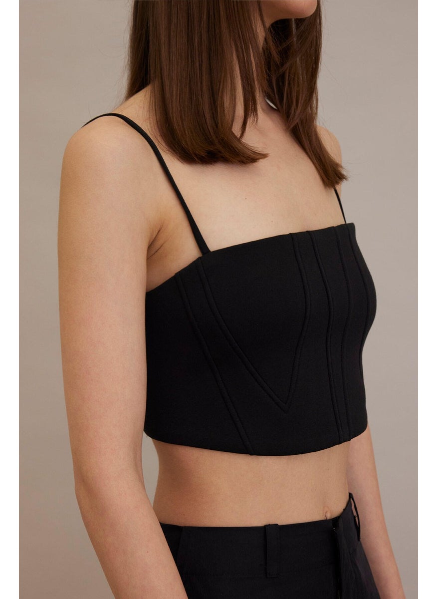 Manuka - Compact Cupped Bustier Black - Image 1